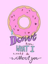 Donut Love Printable Card Etsy Printable Cards Donut Quotes Cards For Friends