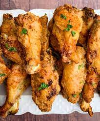 Crispy Air Fryer Fried Chicken Wings Video Air Fryer Recipes Healthy Air Fryer Chicken Wings Fried Chicken Wings