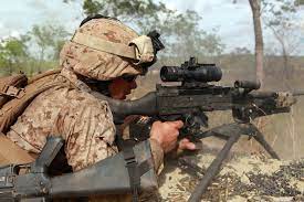 1st battalion, 502nd infantry regiment. File A U S Marine Corps Machine Gunner With Weapons Platoon Lima Company 3rd Battalion 3rd Marine Regiment Marine Rotational Force Darwin Fires An M240b Machine Gun During A Night Squad Attack Exercise 130522 M Al626 0704 Jpg Wikimedia