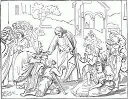 Lame man clipart (27+) peter heals lame man coloring 63kb 673x500: Coloring Pages Of Peter And John Heal A Lame Man Coloring Home