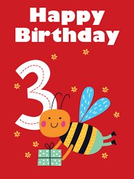 3rd birthday wishes for your niece. Sweet Bee Happy 3rd Birthday Card Birthday Greeting Cards By Davia