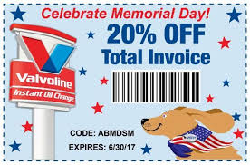 Maybe you would like to learn more about one of these? Get Ready For Your Memorial Day Travels With An Oil Change From Valvoline Instant Oil Change Save With This 20 Off Invoice Oil Oil Change Change Memorial Day