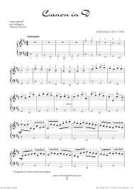 When you perform this piano version of the canon in d, be especially mindful of the melody as it works its way through the piece, as it shows up in first one hand and then the other, and how it forms chords that. Canon In D Piano Solo Sheet Music To Download And Print