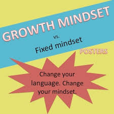 growth mindset vs fixed mindset posters