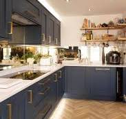 Katie's Contemporary Blue Shaker Kitchen - Smile Kitchens