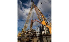 Earth retention for retaining walls and sound barriers. Crews Install Record Setting Cidh Pile 332 Ft Deep 2020 07 15 Engineering News Record