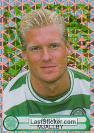 1.85 m (6 ft 1 in) playing position: Sticker 33 Johan Mjallby Panini Celtic Fc 1999 2000 Laststicker Com