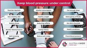 Keep Blood Pressure Under Control - First Aid Course