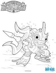 Welcome to the skylanders coloring pages! Gill Grunt Coloring Page From Skylanders Superchargers Video Game More Skylanders Coloring Sheets On Cute Coloring Pages Coloring Pages Crayola Coloring Pages