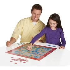 To set up the game for play, form the kitty by placing the scoring chips in a pile within reach of all the players. Buy Scrabble Junior Game Board Game For Kids Ages 5 And Up For 2 4 Players Online In Indonesia 42068309