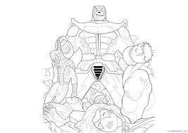 If you haven't had enough of the game, now you can color that world with … Thanos Coloring Pages Cartoons Printable Thanos Printable 2020 6350 Coloring4free Coloring4free Com