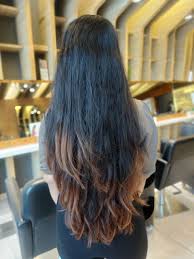 These are praised by many ladies for their versatility and easy maintenance since the length is appropriate for both wearing the hair loose and creating various updos. Village Barber Stories Young Girl Mid Back Length Long Hair Different Hair Color