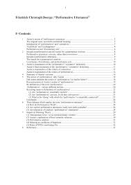 Pdf Performative Utterances