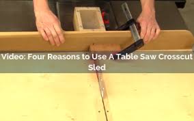 The sled sits on of a runner or two that rest directly into the miter gauge slots on your table saw. Four Reasons To Use A Table Saw Crosscut Sled Rockler