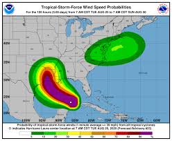 Wnw at 8 mph min pressure: Hurricane Laura Biggest Threat To Gulf Oil Output