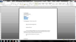Découvrez les solutions professionnelles pour standardiser vos fichiers. Tuto Mettre En Forme Une Lettre Word 2010 Youtube