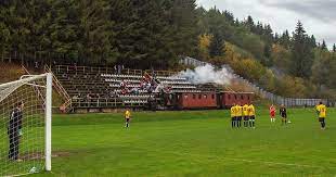 All eyes will be on the star polish striker robert lewandowski. Train Through A Football Stadium Amusing Planet