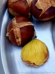 Esskastanien Maronen Maroni Aus Dem Omnia Backofen Kochen Und Backen Im Wohnmobil De Kochen Und Backen Esskastanien Essen