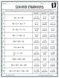 There are 20 problems total, separated into two columns. Solving Multi Step Equations Coloring Worksheet Solving Multi Step Equations Multi Step Equations Multi Step Equations Worksheets