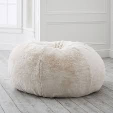 Ivory Polar Bear Faux Fur Bean Bag Chair In 2020 Faux Fur Bean Bag Bean Bag Chair Fur Bean Bag