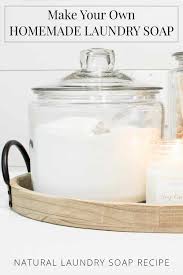 Looking to learn how to make homemade laundry detergent? Make Your Own Homemade Laundry Soap Natural Laundry Soap Recipe