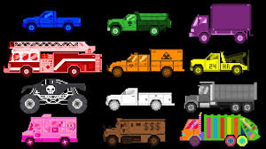 Smooth imported truck coloring pictures of pickup trucks. Truck Colors Learn Colors With Trucks The Kids Picture Show Fun Educational Learning Video Youtube