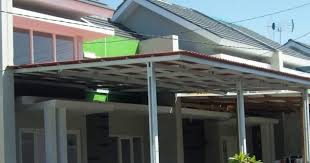 45 Gambar Kanopi Rumah Baja Ringan