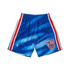 Mitchell Ness New Jersey Nets Swingman Shorts Smshsb19044 Njnptry90 Snks Store