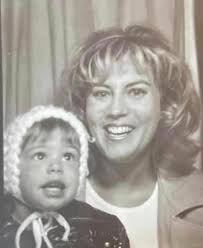 My mother, Betty O'Neill, graduating from 8th grade (the one in the center  with the curls!) and