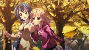 Character design cartoon character design animation fantasy character design character design references character inspiration black anime characters girls characters female characters character. Hd Wallpaper Short Curly Blonde Haired And Short Straight Black Haired Female Anime Characters Holding Hands Wallpaper Wallpaper Flare