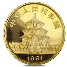 The chinese gold panda is one of the worlds longest running gold bullion programs. 1991 1 Oz Gold Panda 100 Yuan Small Date Bullion Exchanges