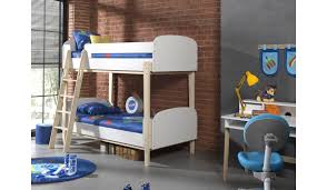 Livraison gratuite profitez de 100 nuits d'essai offertes paiement 3x sans frais ! Lit Superpose Blanc Et Bois Pour Chambre Enfant Ado