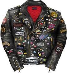 My Old Leather Digital Painting Printed On Box Canvas Jackets Men Fashion Leather Jacket Men Mens Jackets Casual