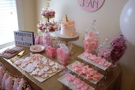 Girl Baby Shower Unicorn Baby Shower Baby Shower Cupcakes Cake Topper Pink And Gold Shower Baby Shower Dessert Table Baby Shower Desserts Shower Desserts