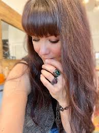 Sterling Silver Mesmerizing Natural Red Fire Opal Band Ring 7.5