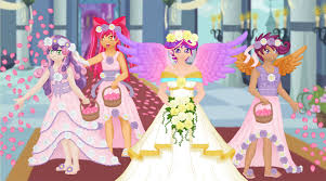 On the day of her wedding, princess diana accidentally spilled some quelques fleurs perfume on her dress, her makeup artist barbara daly revealed in diana: 1790795 Safe Artist Erim Kawamori Apple Bloom Princess Cadance Scootaloo Sweetie Belle Human A Canterlot Wedding Bouquet Bridesmaid Dress Clothes Cutie Mark Crusaders Dress Flower Girl Flower Girl Dress Humanized Sandals Winged