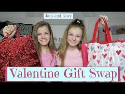 Valentine Gift Swap Challenge Jacy And Kacy Youtube Swap Gifts Valentine Gifts Valentine