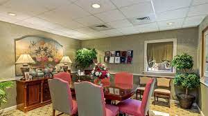Modern funeral home interior design. Steen Funeral Homes Central Ave Chapel Ashland Ky
