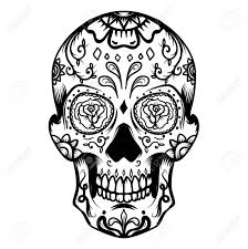 Instantly recognized by their vibrant colors and intricate designs, day of the dead art pieces. Sugar Skull Isolated On White Background Day Of The Dead Dia Stock Photo Picture And Royalty Free Image Image 105217894