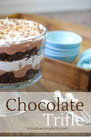 Delicious Chocolate Trifle Recipe Trifle Recipe Chocolate Trifle Desserts
