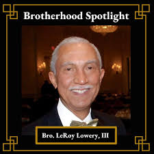 This week's #brotherhoodspotlight goes to the unparalleled Brother LeRoy  Lowery, III. Brother Lowery is from Knoxville, TN and has a Bachelor of  Science degree in Mechanical Engineering from Howard University. He also