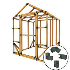 Ezbuilder ez shed 70187 peak style instant framing kit. Buy 6 Ft W X 6 Ft D Custom Diy Storage Shed Kit By E Z Frames Online In Bahrain 457342501