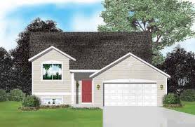 Click the image for larger image size and more details. Small Traditional Style Bi Level House Plan Vendora