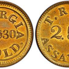 Make yourself taller, let us help. Rare Georgia Gold Rush Coin Brings Record 480 000 In Atlanta Numismatic News