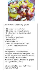 Best Fruit Salad With Vanilla Pudding Best Fruit Salad Fruit Salad Easy Fruit Recipes