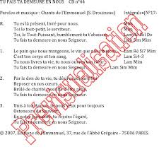 Tu Fais Ta Demeure En Nous Communaute De L Emmanuel Ref P000636 Produit Original Editions Emmanuel 17 58 7 15 Eur