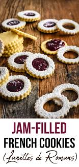 Raspberry Jam Filled Sable Sandwiches Lunettes De Romans Comida Recetas Mermelada