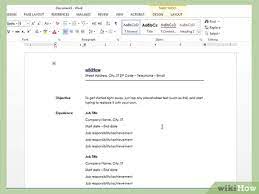 Aplikasi word yang memungkinkan anda membuat, mengedit, melihat, dan berbagi file terpercaya dengan orang lain dengan mudah dan cepat. 3 Cara Untuk Membuat Resume Menggunakan Microsoft Word Wikihow