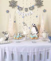 Baby It S Cold Outside Baby Shower Party Ideas Photo 1 Of 11 Snowflake Baby Shower Baby Shower Winter Winter Boy Baby Shower