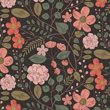 These are all available as downloadable art in my shop. Flowers Ferns Leaves Nancy Wolff In 2021 Pattern Design Inspiration Flower Wallpaper Pattern Wallpaper